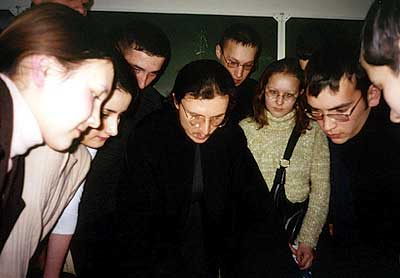 В гостях у студентов диакон Михаил Першин – заместитель председателя Всероссийского православного молодежного движения